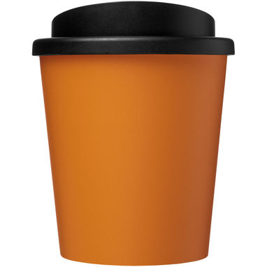 Americano® Espresso Термосткан із переробленого матеріалу об'ємом 250 мл, колір помаранчевий, суцільно чорний - 21045231- Фото №2