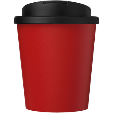 Americano® Espresso Герметичная кружка из переработанного материала объемом 250 мл, цвет красный, сплошной черный - 21045321- Фото №2