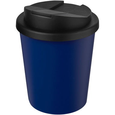 Americano® Espresso Герметичний кухоль з переробленого матеріалу об'ємом 250 мл, колір синій, суцільно чорний - 21045352- Фото №1
