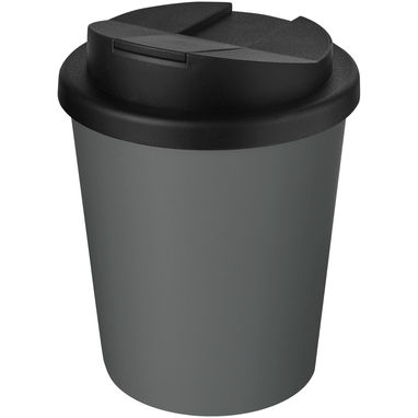 Americano® Espresso Герметичний кухоль з переробленого матеріалу об'ємом 250 мл, колір сірий, суцільно чорний - 21045382- Фото №1