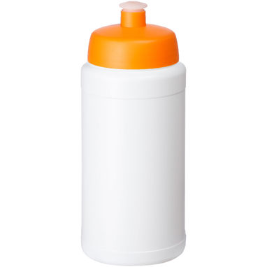 Спортивная бутылка Baseline Plus Renew объемом 500 мл, цвет белый, оранжевый - 21046007- Фото №1