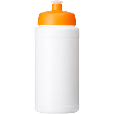 Спортивная бутылка Baseline Plus Renew объемом 500 мл, цвет белый, оранжевый - 21046007- Фото №2