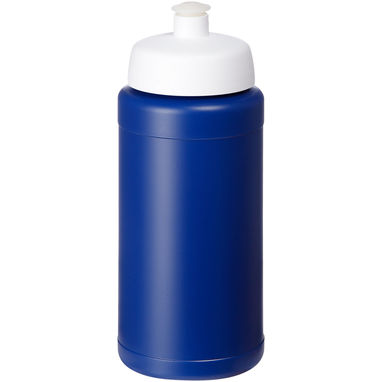 Спортивная бутылка Baseline Plus Renew объемом 500 мл, цвет cиний, белый - 21046010- Фото №1