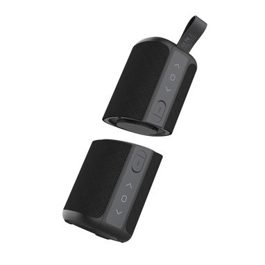 Динамік Bluetooth® Prixton Aloha, колір суцільний чорний - 2PA04990- Фото №1