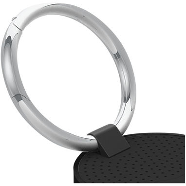 Динамик с карабином-кольцом SCX.design S26 с подсветкой логотипа, цвет сплошной черный - 2PX02490- Фото №4