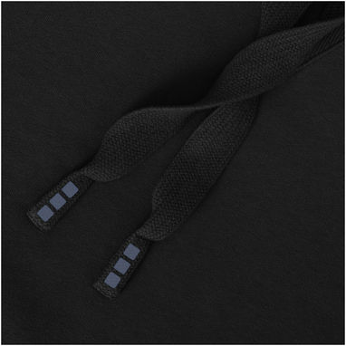 Унисекс-худи Laguna, цвет сплошной черный  размер XS - 38235900- Фото №6
