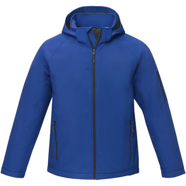Notus мужская утепленная куртка из софтшелла, цвет cиний  размер S - 38338521- Фото №2