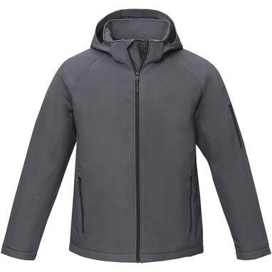 Notus мужская утепленная куртка из софтшелла, цвет серый  размер 3XL - 38338826- Фото №2