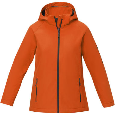 Notus жіноча утеплена куртка із софтшелу, колір помаранчевий  розмір XS - 38339310- Фото №2