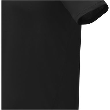 Мужская футболка поло cool fit с короткими рукавами Deimos, цвет сплошной черный  размер XS - 39094900- Фото №5