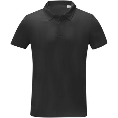 Чоловіча футболки поло cool fit з короткими рукавами Deimos, колір суцільний чорний  розмір L - 39094903- Фото №2