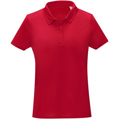 Женская cool fit  футболка поло с короткими рукавами Deimos, цвет красный  размер XS - 39095210- Фото №2