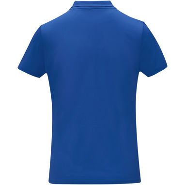 Женская cool fit  футболка поло с короткими рукавами Deimos, цвет cиний  размер S - 39095521- Фото №3