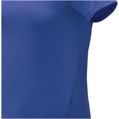 Женская cool fit  футболка поло с короткими рукавами Deimos, цвет cиний  размер S - 39095521- Фото №5