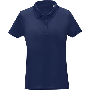 Жіноча cool fit футболка поло з короткими рукавами Deimos, колір темно-синій  розмір XS - 39095550- Фото №2