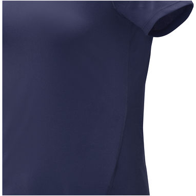 Жіноча cool fit футболка поло з короткими рукавами Deimos, колір темно-синій  розмір S - 39095551- Фото №5