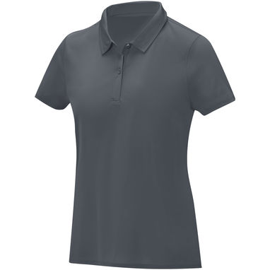 Женская cool fit  футболка поло с короткими рукавами Deimos, цвет серый  размер XS - 39095820- Фото №1