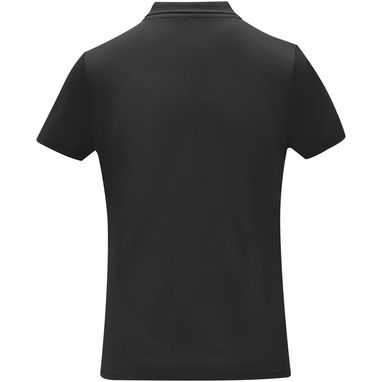 Жіноча cool fit футболка поло з короткими рукавами Deimos, колір суцільний чорний  розмір XS - 39095900- Фото №3