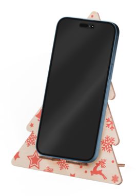 Новорічний настільний тримач для телефона Vallvik, колір червоний - AP716673-05- Фото №9