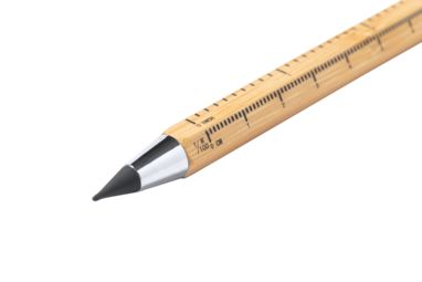 Бесчернильная ручка с линейкой Suriak, цвет натуральный - AP722925- Фото №5