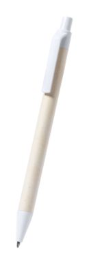Кулькова ручка Roliok з переробленої упаковки з молока, колір білий - AP722979-00- Фото №1