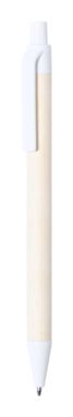 Шариковая ручка Roliok из переработанной упаковки из молока, цвет белый - AP722979-00- Фото №2