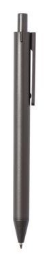 Кулькова еко-ручка з каввого пластику, колір коричневий - AP722980-09- Фото №2