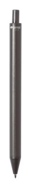 Кулькова еко-ручка з каввого пластику, колір коричневий - AP722980-09- Фото №3