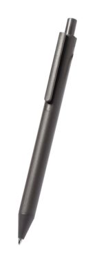 Кулькова еко-ручка з каввого пластику, колір коричневий - AP722980-09- Фото №4