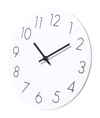 Настінний годинник Kajim, колір білий - AP722989-01- Фото №3