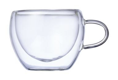 Набір скляних чашок для еспресо Gladen, колір прозорий - AP722998- Фото №5