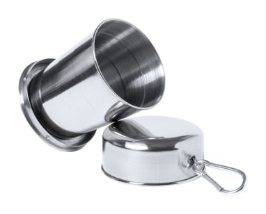 Складана чашка Daibak, колір срібний - AP723009- Фото №1