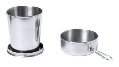 Складная чашка Daibak, цвет серебряный - AP723009- Фото №6