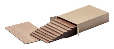 Набор деревянных карточек Inary, цвет коричневий - AP723096- Фото №4