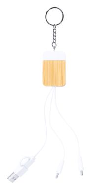 Брелок USB-кабель для зарядки Brestin, цвет натуральный - AP723144- Фото №3
