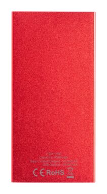 Power bank Ginval, колір червоний - AP723154-05- Фото №3