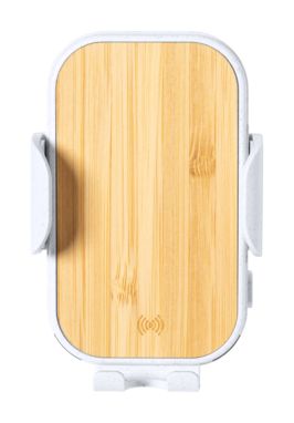 Автомобільний тримач для мобільного телефону із зарядним пристроєм Yaben, колір білий - AP723225-01- Фото №4