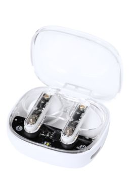 Прозорі Bluetooth-навушники Webex, колір білий - AP733372-01- Фото №5