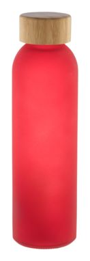 Скляна спортивна пляшка Cloody, колір червоний - AP800469-05- Фото №1