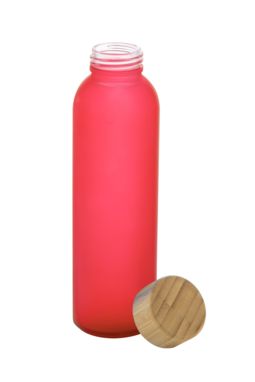 Скляна спортивна пляшка Cloody, колір червоний - AP800469-05- Фото №3
