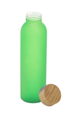 Скляна спортивна пляшка Cloody, колір зелений - AP800469-07- Фото №3