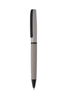 Шариковая металлическая ручка Nerra, цвет серый - AP800734-77- Фото №3