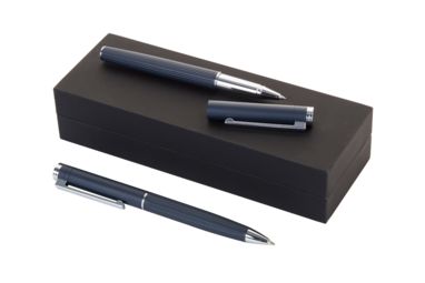 Набір ручок Stripo, колір темно-синій - AP800735-06A- Фото №3