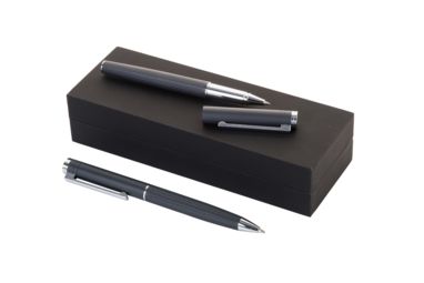 Набір ручок Stripo, колір сірий - AP800735-77- Фото №3