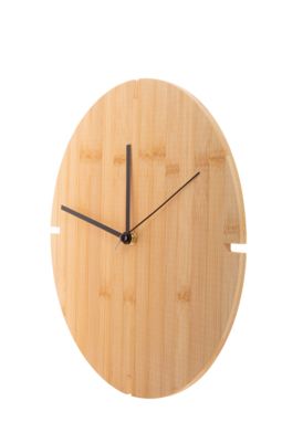 Бамбуковые настенные часы Tokei, цвет натуральный - AP800758- Фото №3