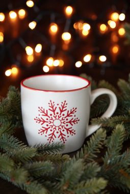 Різдвяна чашка Snoflinga, колір червоний - AP803419-05- Фото №5
