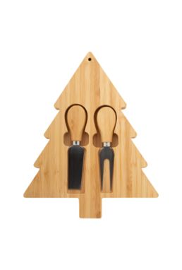 Рождественский набор ножей для сыра Jarlsberg, цвет натуральный - AP808066- Фото №11