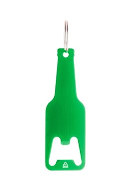 Брелок з відкривалкою для пляшок Kaipi, колір зелений - AP808068-07- Фото №3