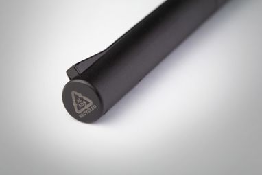 Кулькова еко-ручка Ralupant з переробленого алюмінію та пластику, колір чорний - AP808076-10- Фото №4