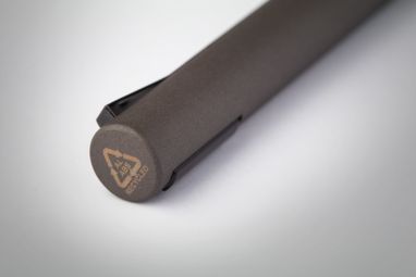 Шариковая ручка Ralupant из переработанного алюминия и пластика, цвет серый - AP808076-77- Фото №4